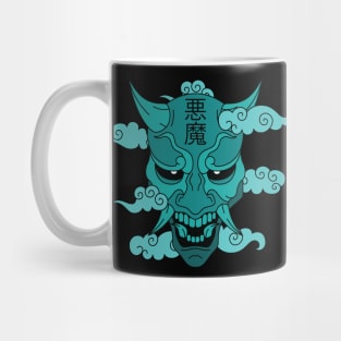 Japan Oni Mask Blue Mug